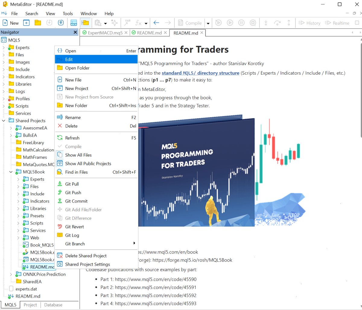 添加了 Markdown 文件的显示和编辑功能