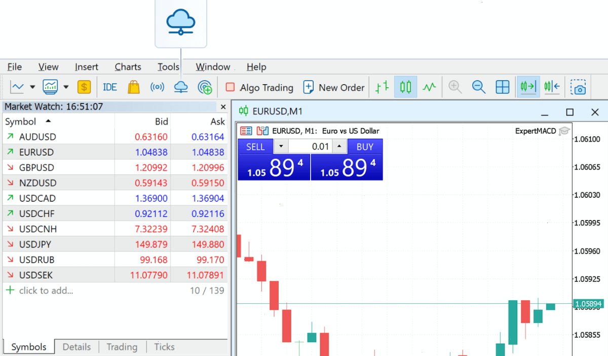 打开MQL5虚拟主机